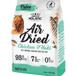 Absolute Holistic Air Dried Grain Free Cat Food Chicken & Hoki 500gm Online