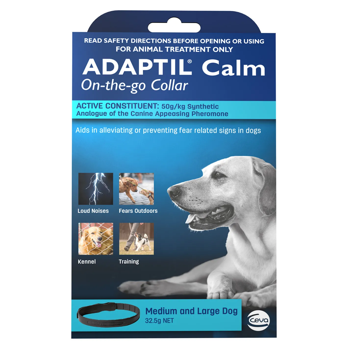 Adaptil Calm - On the Go Collar with Pheromones for Anxious for Dogs & Puppies Fashion