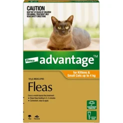 Advantage Spot-On Flea Control Treatment for Cats Under 4kg Fashion
