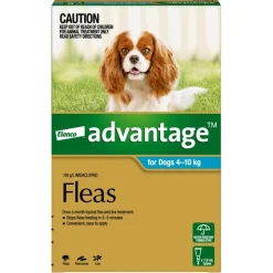 Advantage Spot-On Flea Control Treatment for Dogs 4-10kg Clearance