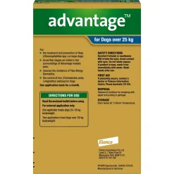 Advantage Spot-On Flea Control Treatment for Dogs Over 25kg Sale