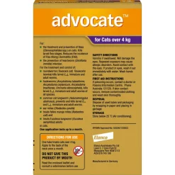 Advocate Spot-On Flea & Worm Control for Cats over 4kg Outlet
