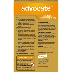 Advocate Spot-On Flea & Worm Control for Cats under 4kg Discount