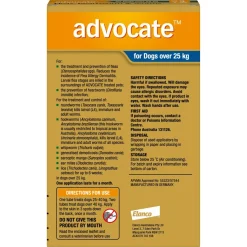Advocate Spot-On Flea & Worm Control for Dogs over 25kg Discount
