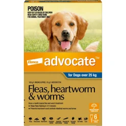 Advocate Spot-On Flea & Worm Control for Dogs over 25kg - 6-pack Discount