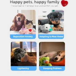 All For Paws Little Buddy Comfort Heartbeat Sheep | Puppy Anxiety Relief Best