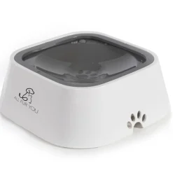 All Fur You Anti Splash Bowl Grey | No Mess Pet Water Bowl 1L New