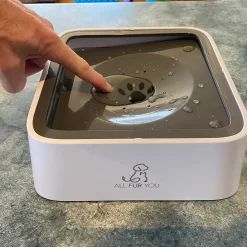 All Fur You Anti Splash Bowl 2L Grey | No Mess Pet Water Bowl Clearance