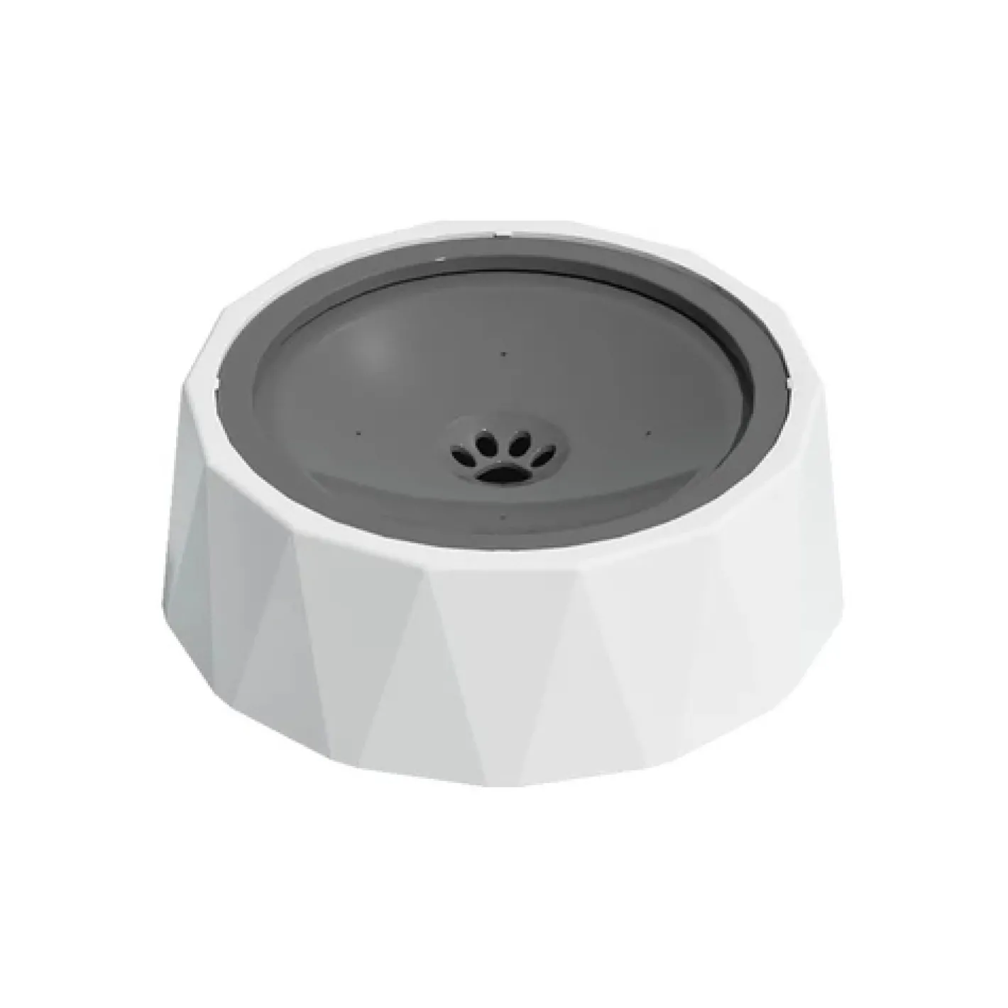 All Fur You Anti Splash Water Bowl Diamond Round 1L | No Mess Pet Water Bowl Clearance