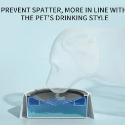 All Fur You Anti Splash Water Bowl Diamond Round 1L | No Mess Pet Water Bowl Clearance