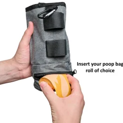 All Fur You Dog Poop Can Grey | Hygienic Waste Disposal Fashion