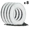 All Fur You Filters for 2L & Diamond Spill Proof Bowl | Clean Water - Pack of 8 Fashion
