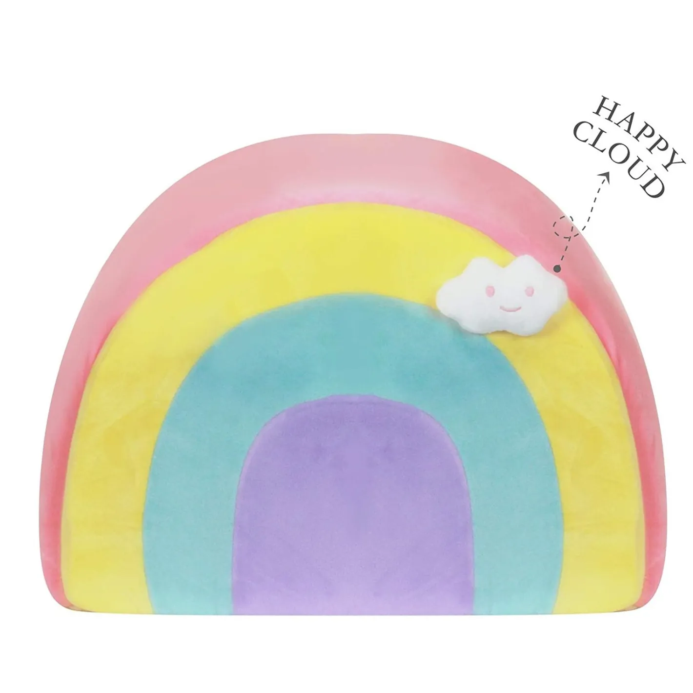 All Fur You Soft and Comfortable Rainbow Cat House Bed in Pink New