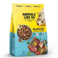 Animals Like Us Dog Food RawMix50 Grass-Fed Beef 50% Freeze Dried Raw Fashion