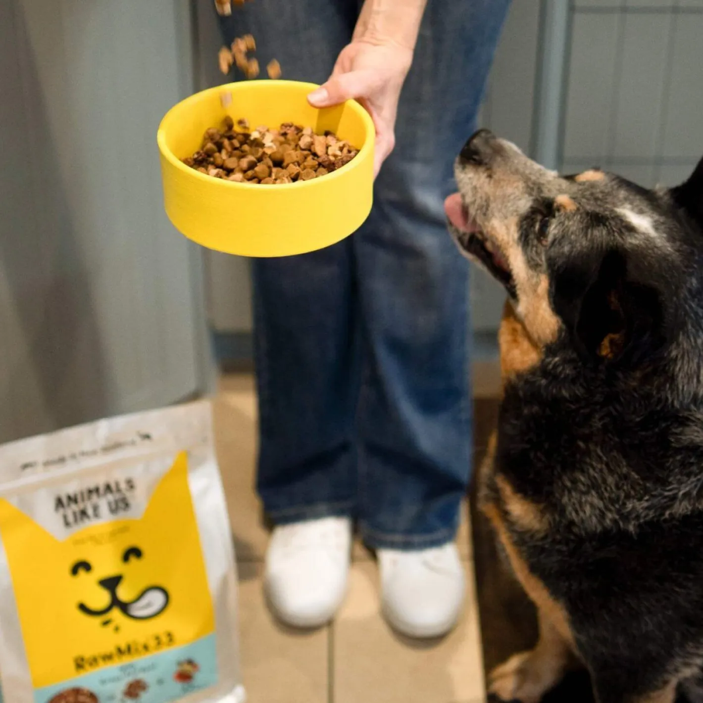 Animals Like Us Dog Food RawMix50 Grass-Fed Beef 50% Freeze Dried Raw Fashion