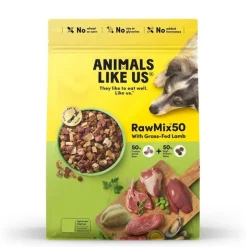 Animals Like Us Dog Food RawMix50 Grass-Fed Lamb 50% Freeze Dried Raw Clearance