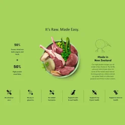Animals Like Us Dog Food RawMix50 Grass-Fed Lamb 50% Freeze Dried Raw Clearance