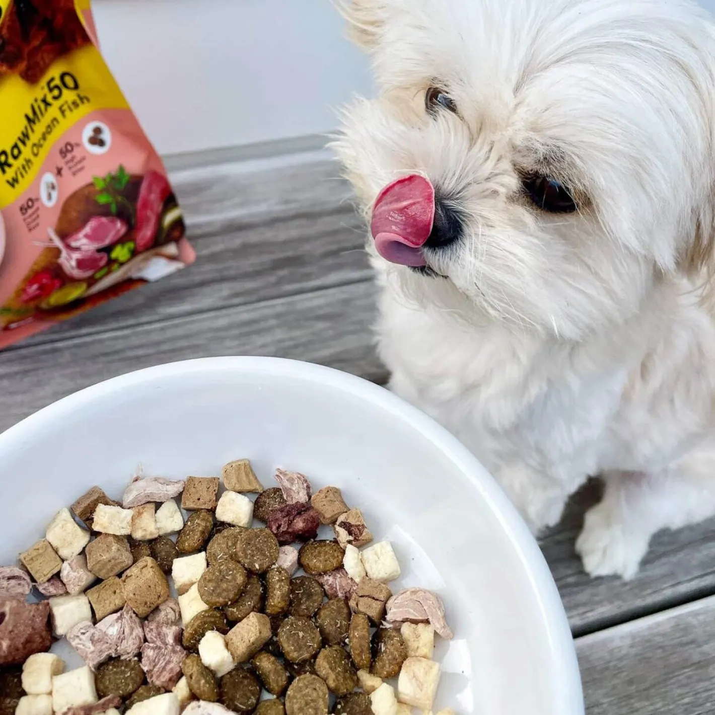 Animals Like Us Dog Food RawMix50 Ocean Fish 50% Freeze Dried Raw - 1.8kg Outlet