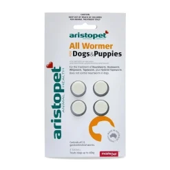 AristoPet Intestinal All Wormer Tablets for Puppies and Small Dogs up to 10kg Best
