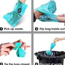 Bags on Board Large Waste Pick up Bags - Ocean Breeze Scented - 10rolls/140 Bags Best