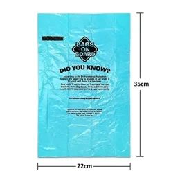 Bags on Board Large Waste Pick up Bags - Ocean Breeze Scented - 10rolls/140 Bags Best