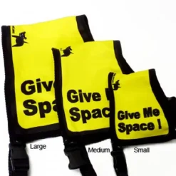 BlackDog Wear Black Dog "Give Me Space" Awareness Vest for Dogs Sale