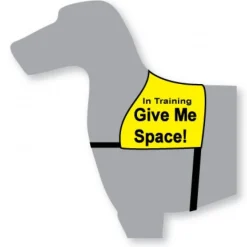 BlackDog Wear Black Dog "Give Me Space" Awareness Vest for Dogs Sale