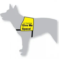 BlackDog Wear Black Dog "Give Me Space" Awareness Vest for Dogs Sale
