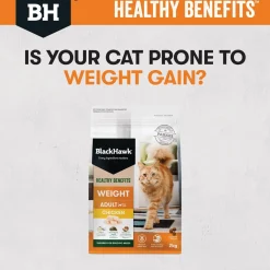 Black Hawk Healthy Benefits Weight Management Dry Cat Food Chicken New