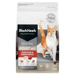 Black Hawk Original Dry Cat Food Chicken Kangaroo Hot