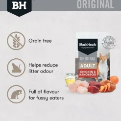 Black Hawk Original Dry Cat Food Chicken Kangaroo Hot