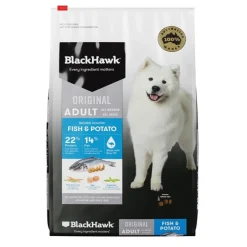 Black Hawk Original Fish & Potato Adult Dry Dog Food Hot