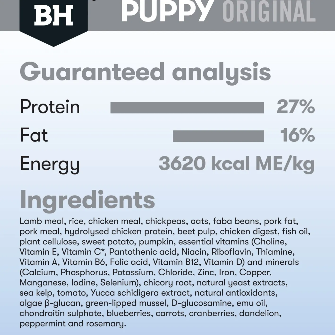 Black Hawk Original Lamb & Rice Puppy Dry Dog Food for Large Breeds Clearance