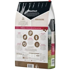 Black Hawk "Working Dog" Lamb & Beef Dog Dry Food 20kg New