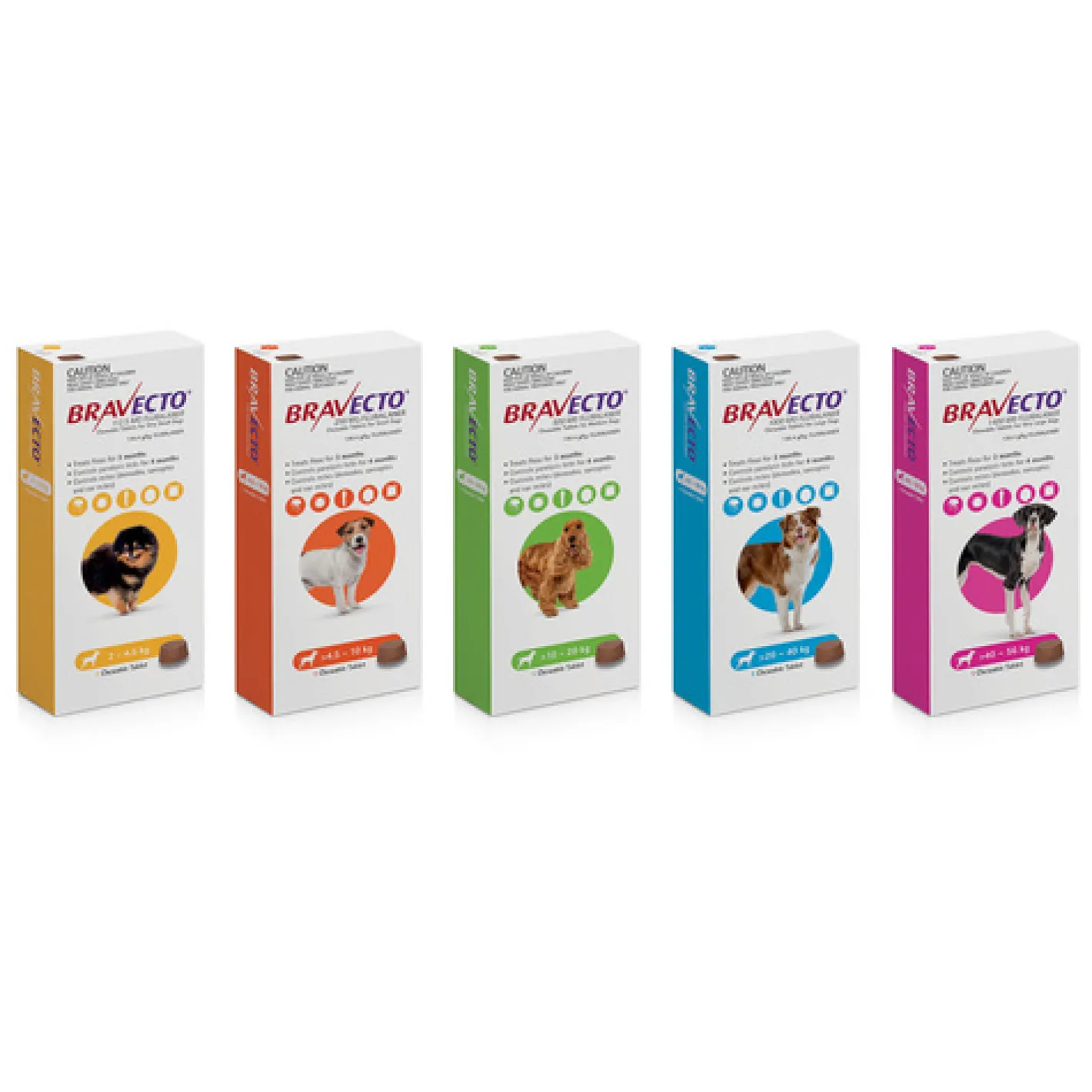 Bravecto Dog 3-Month Single Chew for Flea & Tick Control Fashion