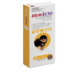 Bravecto Dog 3-Month Single Chew for Flea & Tick Control Fashion