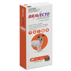 Bravecto Dog 3-Month Single Chew for Flea & Tick Control Fashion