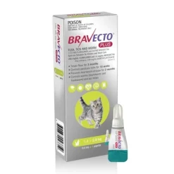 Bravecto PLUS Spot-On 3 month Flea, Tick & Worm Protection - For Cats of All Sizes New