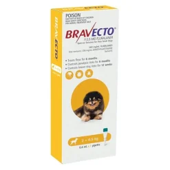 Bravecto Spot-on Flea & Tick Treatment for Dogs 2-4.5kg Best