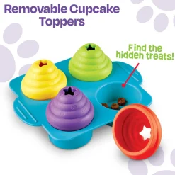 Brightkins Cupcake Party! Interactive Dog Treat Dispensing Toy & Puzzle Hot
