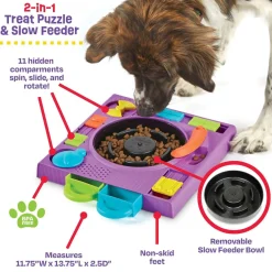 Brightkins DJ Doggo Interactive Dog Toy & Puzzle Feeder Fashion