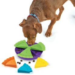Brightkins Slice of Pie Interactive Treat & Food Puzzle Toy Clearance