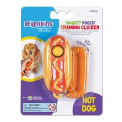 Brightkins Smarty Pooch Dog Training Clicker: Hot Dog Sale