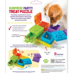 Brightkins Surprise Party! Dog Treat & Food Interactive Puzzle Toy Sale