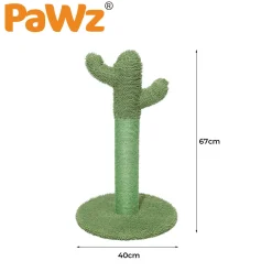 iDS Cactus Cat Scratching Posts Pole Tree Kitten Climbing Scratcher Furniture Toys Best
