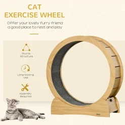 Lucky Pet Cat Exercise Wheel Running Treadmill Exerciser Scratcher Toy Furniture Sale