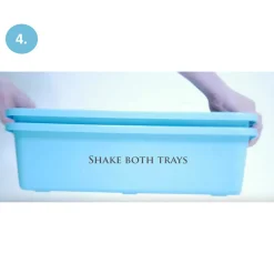 Cat Mate Litter Double Sieve Tray & Scoop for Natural Litters - Beige Clearance