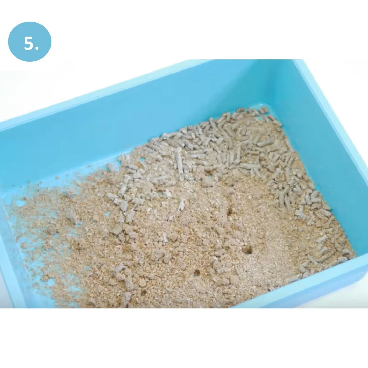 Cat Mate Litter Double Sieve Tray & Scoop for Natural Litters - Beige Clearance