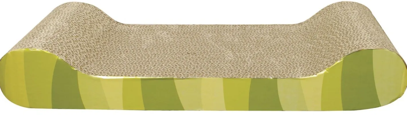 Catit Cardboard Cat Scratch Lounger "Jungle Stripe" Hot