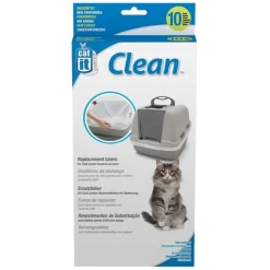 Catit Clean Unscented Litter Tray Liners for Litter Trays - 10-pack Fashion
